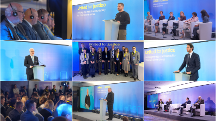 “No peace without justice and accountability" – Council of Europe participated in the high-level international Lviv conference “United for Justice”