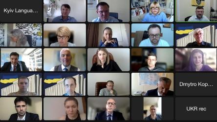 Under what conditions can elections be organised in Ukraine?