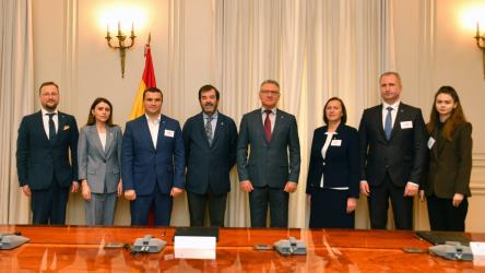 A working visit of members of the High Council of Justice to the General Council of the Judiciary of Spain