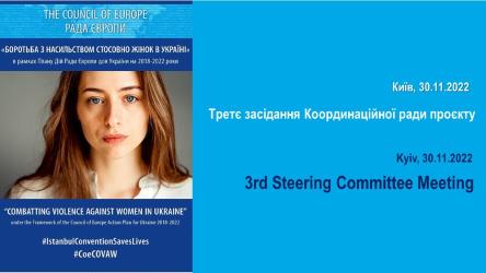 Project achievements in combatting violence against women and domestic violence in Ukraine