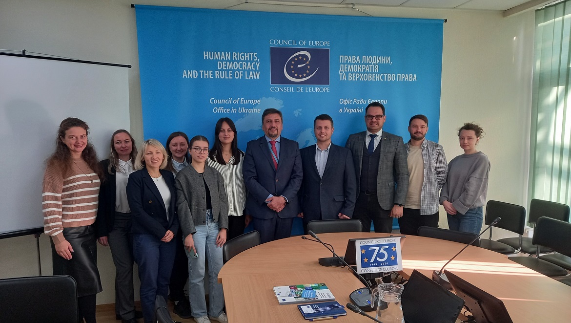 The Head of the Council of Europe Office in Ukraine met with the team ...