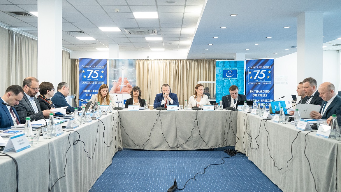 Representatives of the authorities, with the assistance of the Council of Europe, discussed a set of problems and issues regarding the implementation of the decision in the case "Yuri Mykolayovych Ivanov v. Ukraine" and the group of cases Zhovner/Burmych and others v. Ukraine