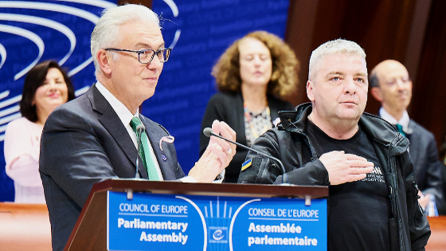 2025 Václav Havel Prize awarded to Ukrainian journalist and human rights defender Maksym Butkevych