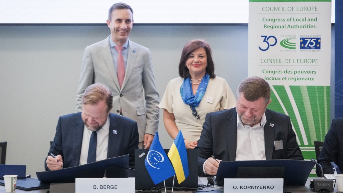 У штаб-квартирі Ради Європи підписали Спільну декларацію за результатами Діалогу високого рівня з доброго демократичного врядування