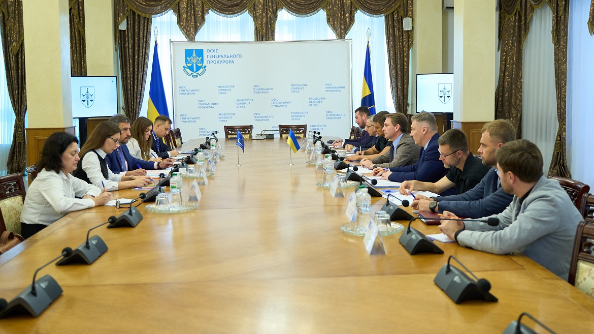 Співпраця з Офісом Генерального прокурора: перша зустріч Голови Офісу Ради Європи з новопризначеним Генеральним прокурором