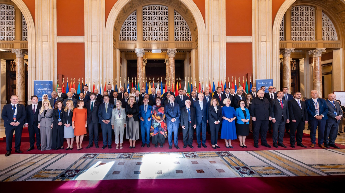 Chairman of the Verkhovna Rada of Ukraine Ruslan Stefanchuk spoke on "Resilient democracies: united against hybrid threats” at European parliamentary summit in Rome
