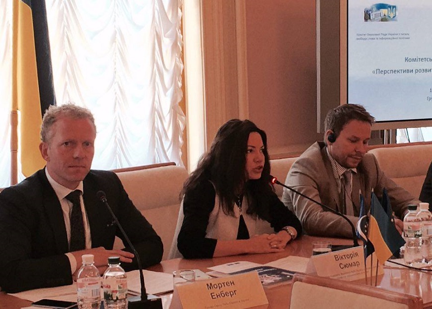 “Supporting the development of community media is an important tool to ensure media pluralism and enhance democratic development”, - Mårten Ehnberg, Head of the Council of Europe Office in Ukraine