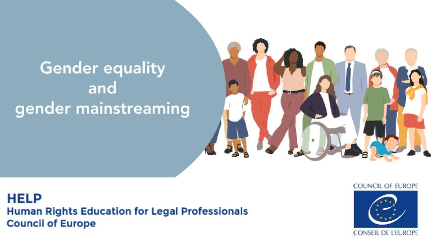 Council of Europe online course on gender equality and gender mainstreaming  now available in Ukrainian