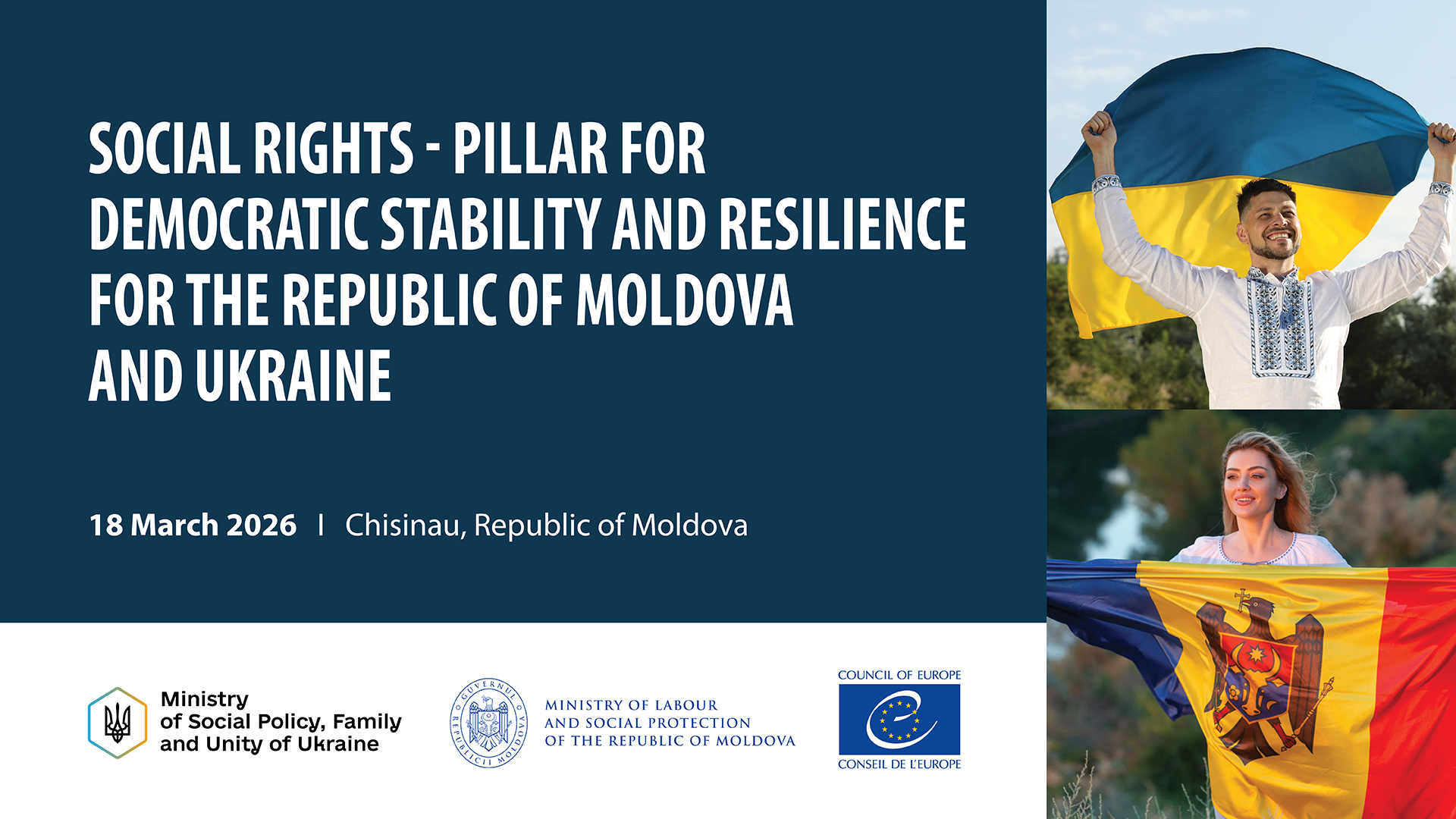 Strengthening democratic stability through social rights: Ukraine and the Republic of Moldova advance reforms for social justice
