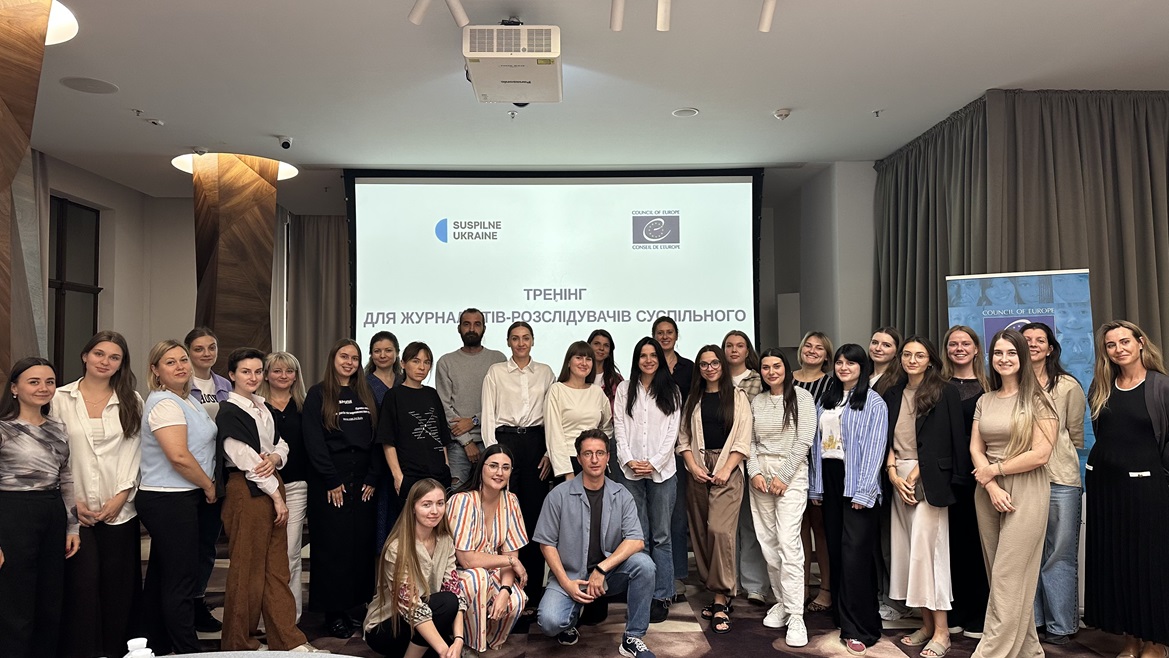 Council of Europe training strengthened Suspilne journalists’ investigative reporting skills