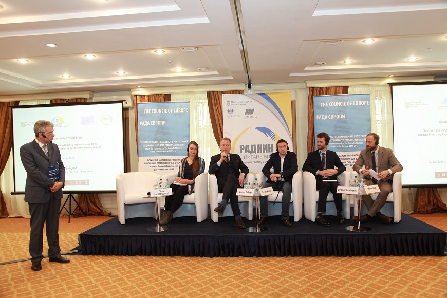 National Conference “Protection of human rights of internally displaced persons: integration policy on national and regional levels” was organised on April 25, 2017 in Kyiv, Ukraine