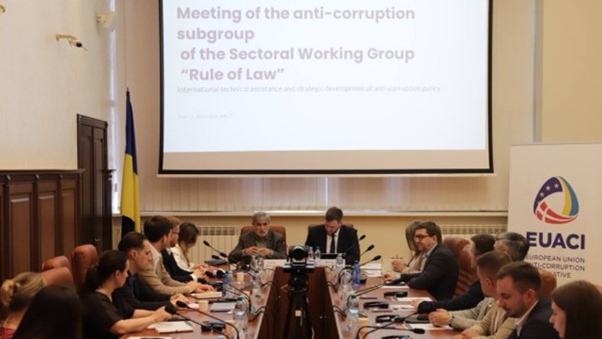 Представники Ради Європи взяли участь в обговоренні пріоритетів антикорупційних реформ та міжнародної підтримки сектору на засіданні Секторальної робочої групи «Верховенство права»