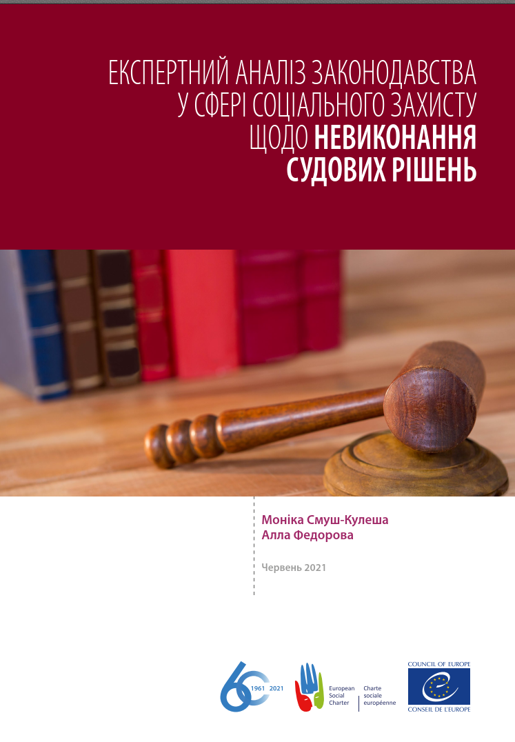 Expert analysis of legislation in the field of social protection on non-enforcement of court decisions