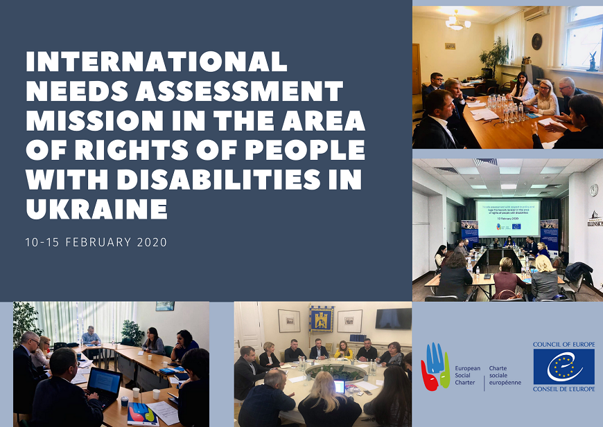 International needs assessment mission in the area of rights of people with disabilities in Ukraine