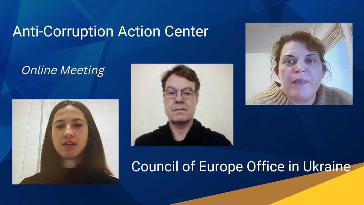 Head of the Council of Europe Office in Ukraine meets with representatives of the Anti-Corruption Action Center