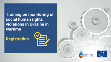 Registration for training on monitoring of social human rights violations in Ukraine in wartime