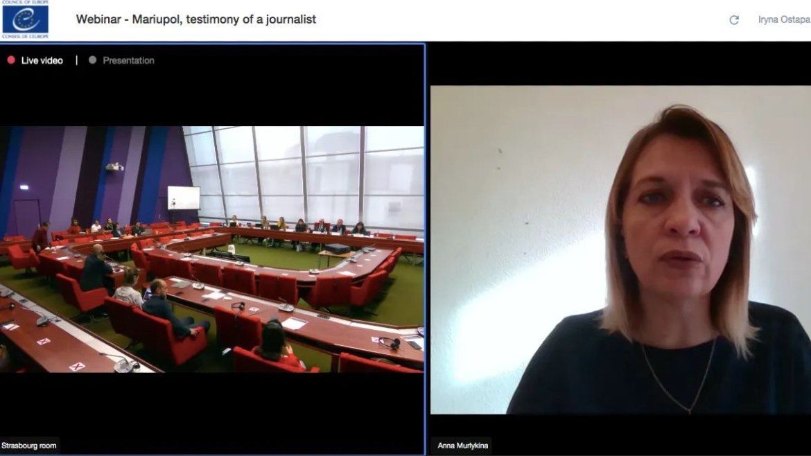 Webinar “Mariupol – testimony of a journalist”