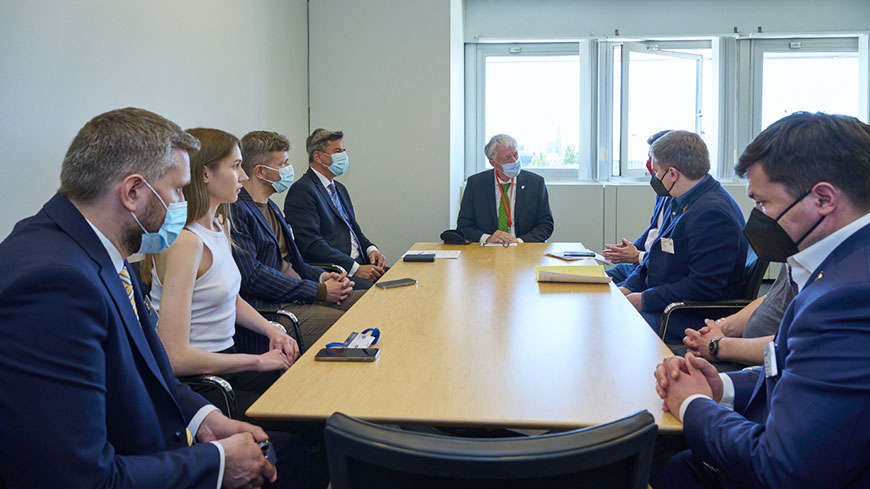 Supporting Ukraine: Council of Europe Congress President meets representatives of Kyiv City Council