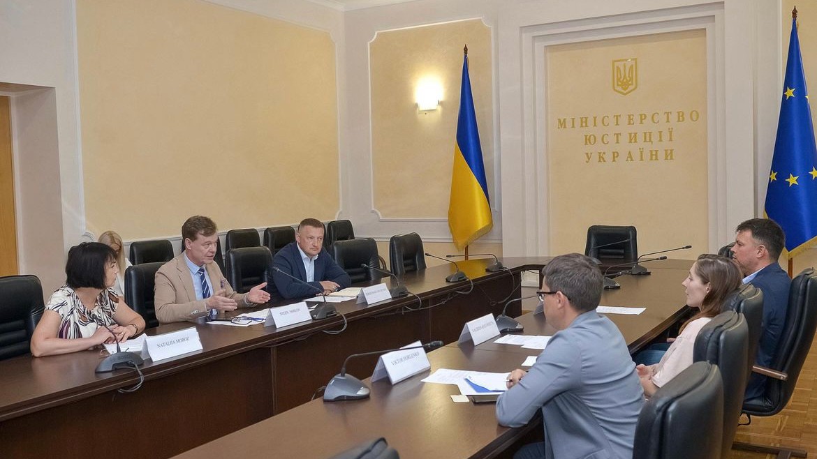 Зустріч Голови Офісу Ради Європи в Україні та Міністерства юстиції: підтримка співпраці щодо захисту прав ВПО