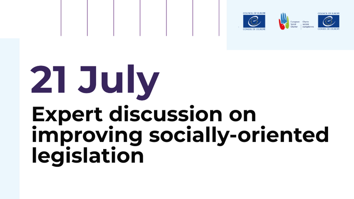 On 21 July, 2020 Expert discussion on improving socially-oriented legislation will take place