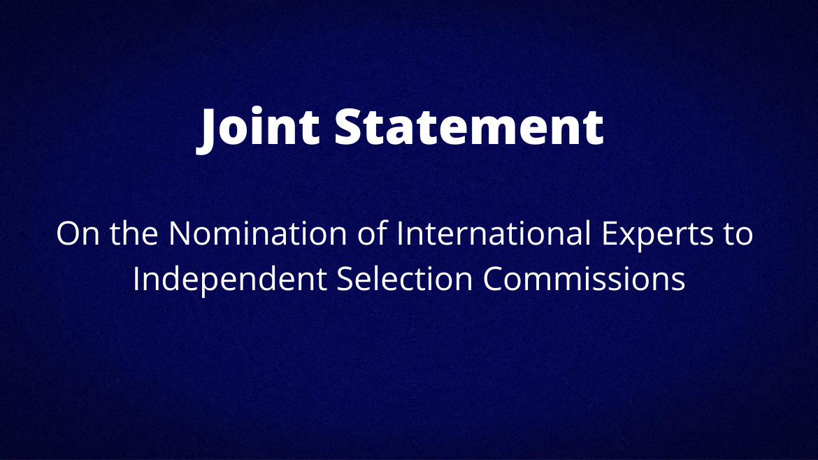 On the Nomination of International Experts to Independent Selection Commissions