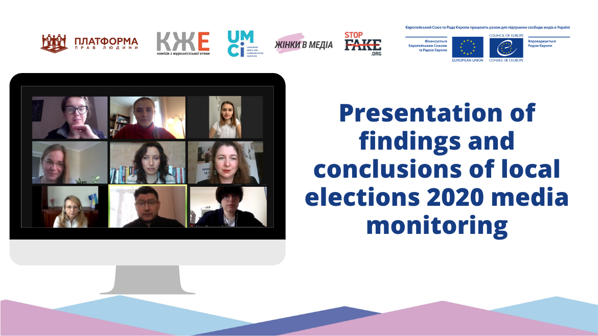 Findings and conclusions of the media monitoring of local elections 2020