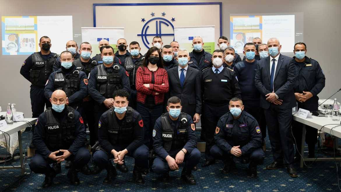 Prison police from Peqin and Fier enhance their skills on security related topics, in line with Council of Europe standards
