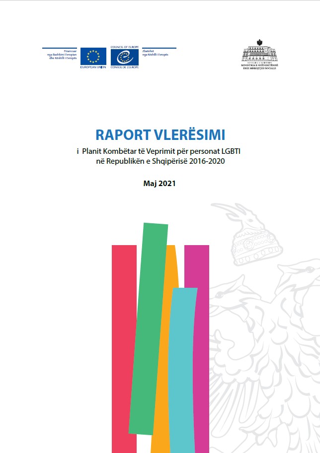 Raport Vlerësimi i Planit Kombëtar të Veprimit për personat LGBTI në Republikën e Shqipërisë 2016-2020