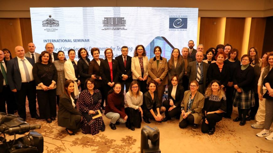 Council of Europe advocates for teaching the history of totalitarian regimes through state security documents at international seminar in Tirana