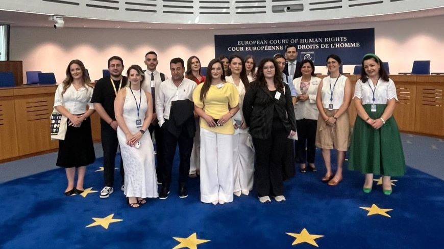 Students from Albania and North Macedonia Visit the Council of Europe and European Court of Human Rights