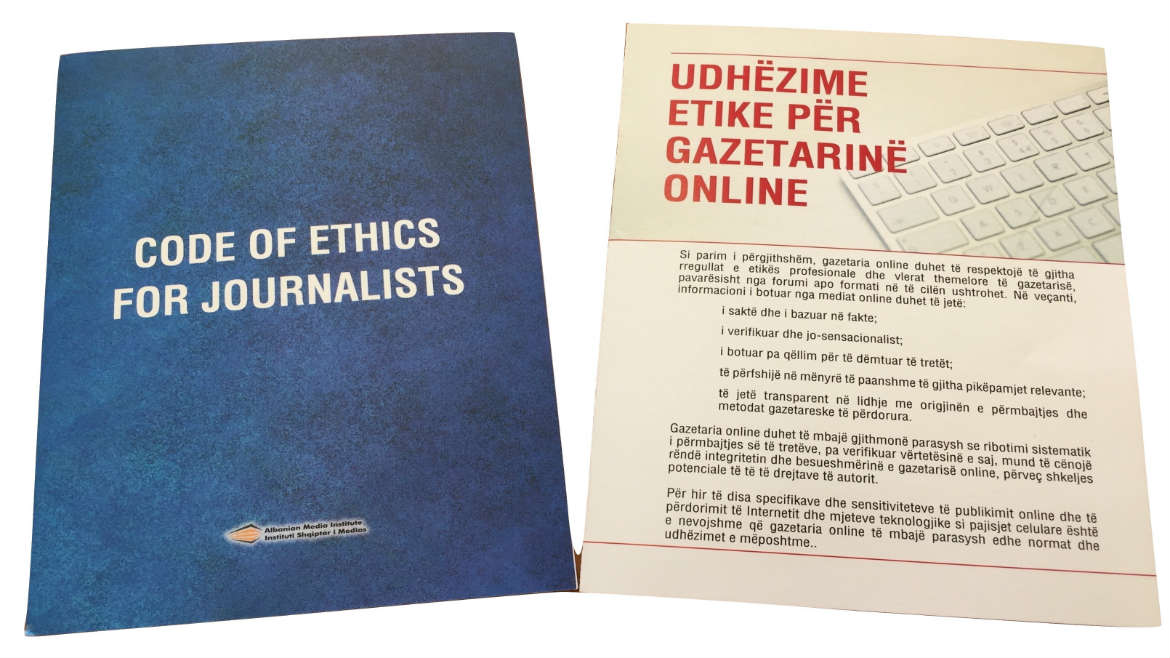 Albanian Journalistic Code of Ethics revised to reflect online media challenges