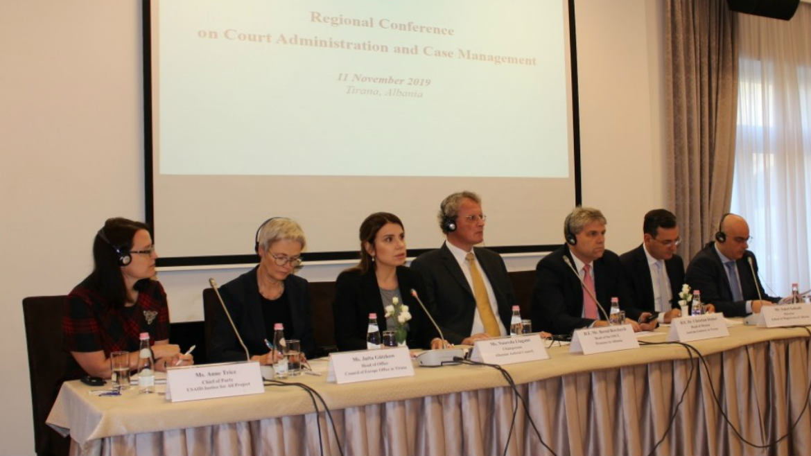 Përmirësimi i administratës gjyqësore dhe menaxhimit të çështjeve në përputhje me standardet evropiane