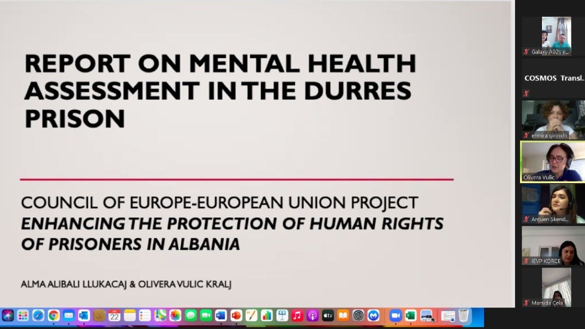 Improving the provision of mental health in Albanian prisons