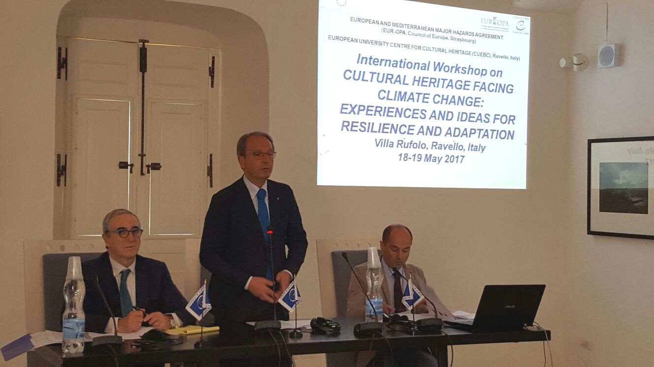 The International Workshop on cultural heritage and climate change