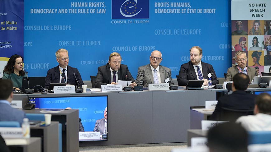 Preventing and combatting hate crime, including criminalised hate speech, in focus of a conference in Strasbourg