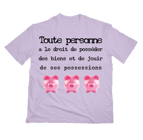 T-shirt Article 1 du Protocole N°1