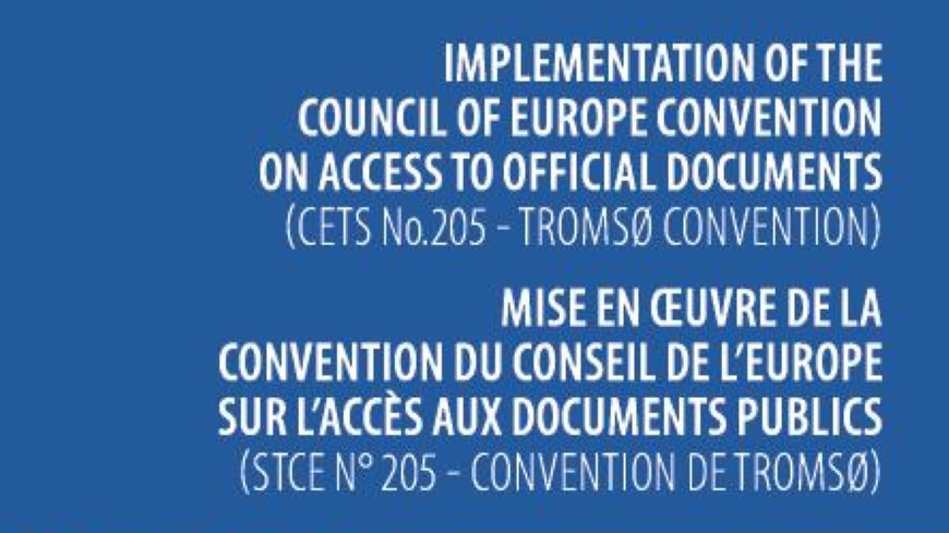 Spanish Law on transparency complies with the principles of Council of Europe’s Convention on access to official documents