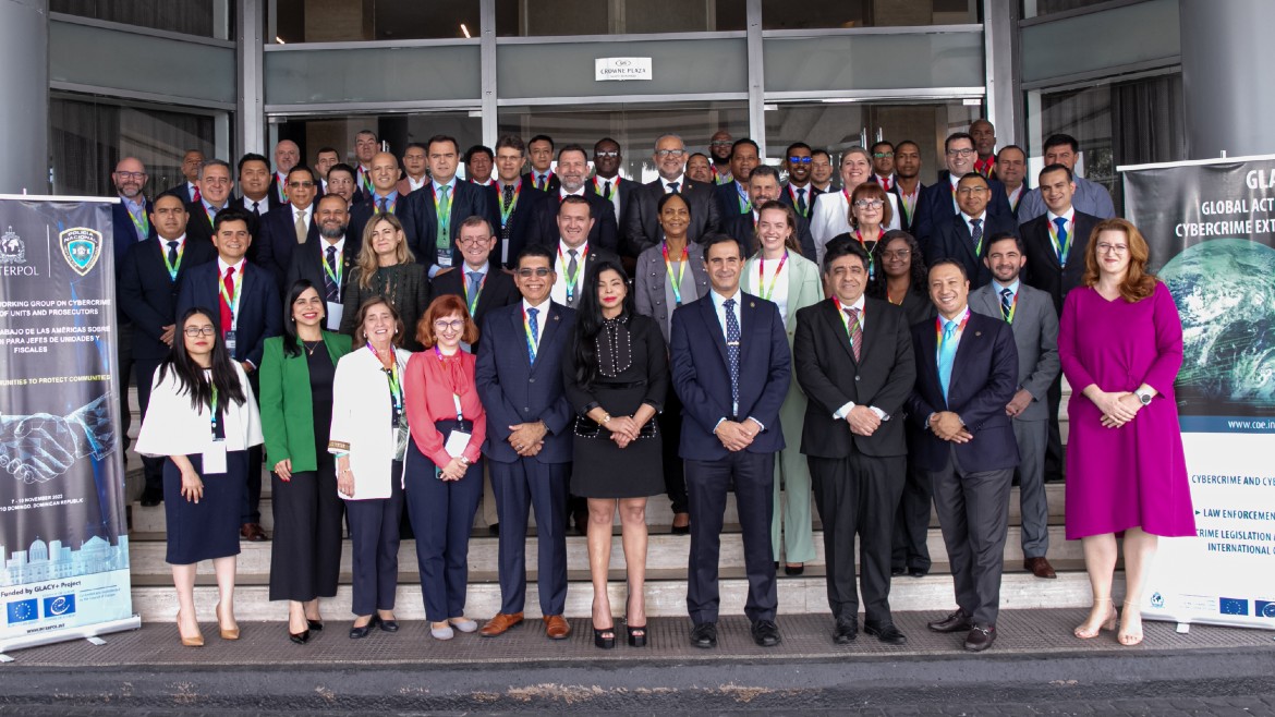 GLACY+ & INTERPOL: Heads of Police Cybercrime Units and prosecutors from 24 countries in Latin Americas and the Caribbean met in Santo Domingo to discuss strategies for tackling the rising challenge of cybercrime