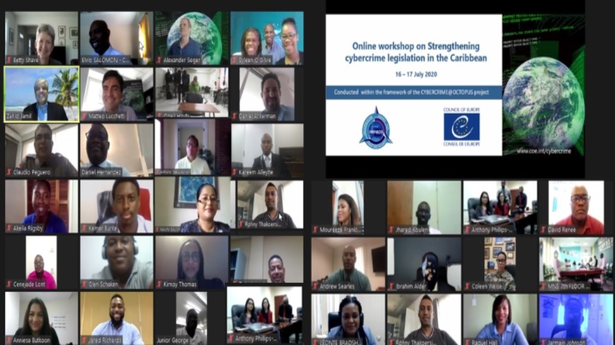 New series of online meetings was launched by Council of Europe, CARICOM and US Department of Justice