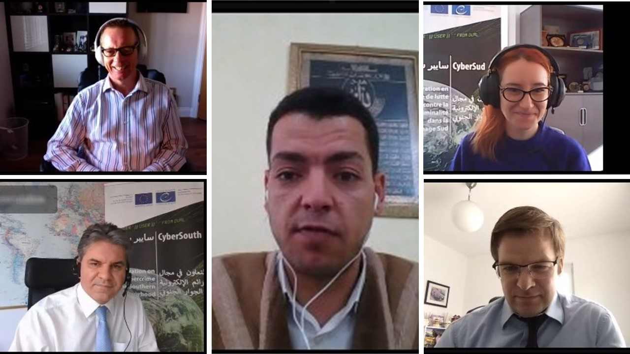 CyberSud: Deuxième réunion nationale en ligne sur l'élaboration de procédures opérationnelles standard (POS) et d'une boîte à outils pour les premiers intervenants dans les enquêtes sur la cybercriminalité et les preuves électroniques en Jordanie