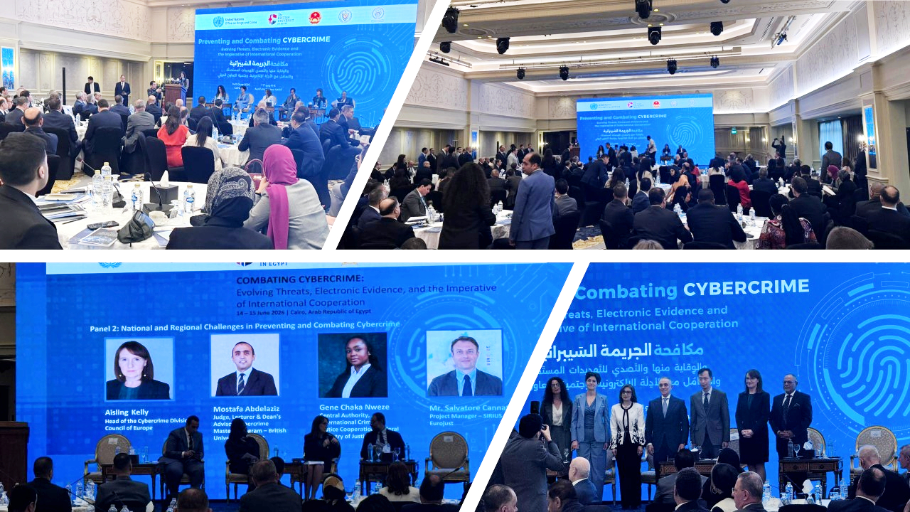 CyberSouth+ and GLACY-e: International conference on combating cybercrime brings together experts from 15 countries to Cairo