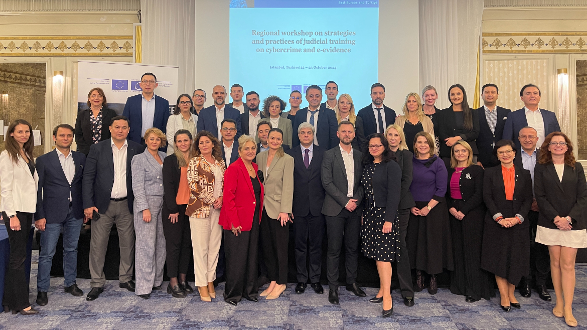 CyberSEE : des juges, des procureurs et des formateurs judiciaires d'Europe du Sud-Est, de Turquie et du Kazakhstan ont participé à l'atelier régional consacré aux stratégies et aux pratiques de formation judiciaire en matière de cybercriminalité et de preuves électroniques