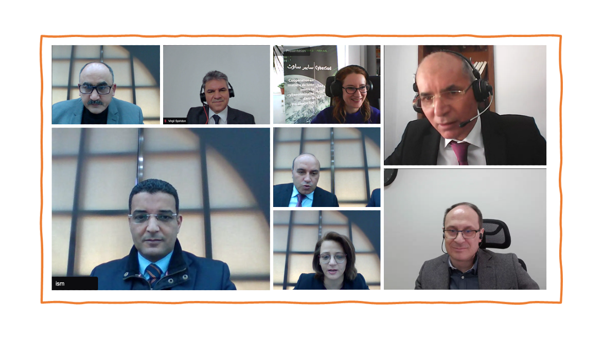 CyberSud : Intégration du matériel judiciaire, troisième réunion du groupe de travail en Tunisie