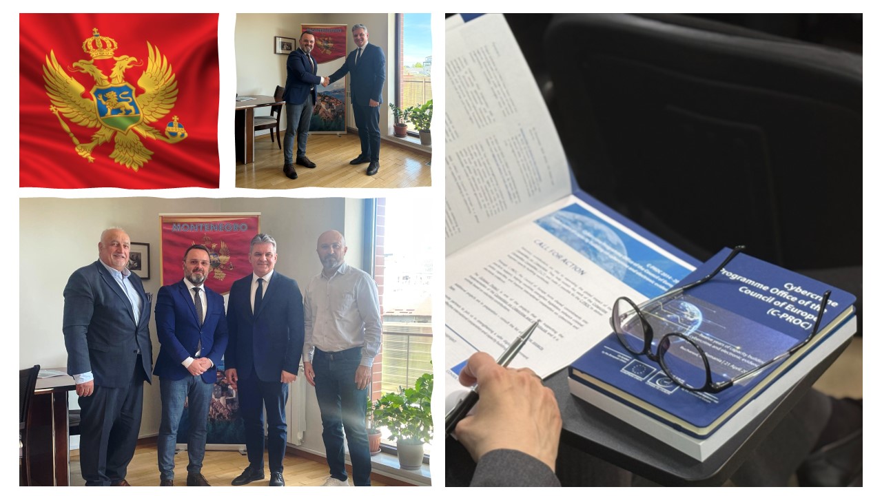 C-PROC's Head of Office meets with Ambassador of Montenegro in Bucharest to discuss ongoing and prospective technical assistance on cybercrime and electronic evidence