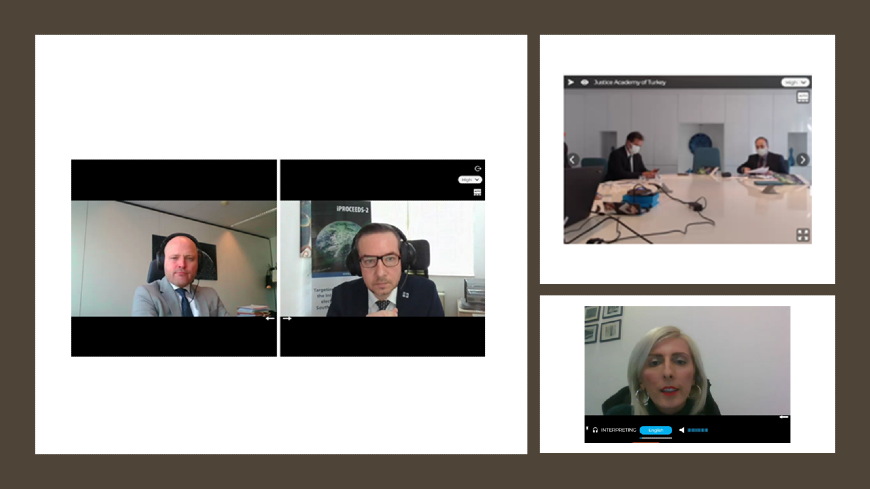iPROCEEDS-2: Online regional workshop for representatives of judicial training academies to review the current state of judicial training and agree on project approach