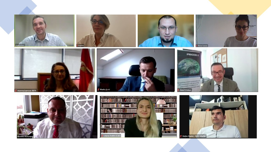 iPROCEEDS-2: Online advisory workshop on drafting cybersecurity strategy in Montenegro
