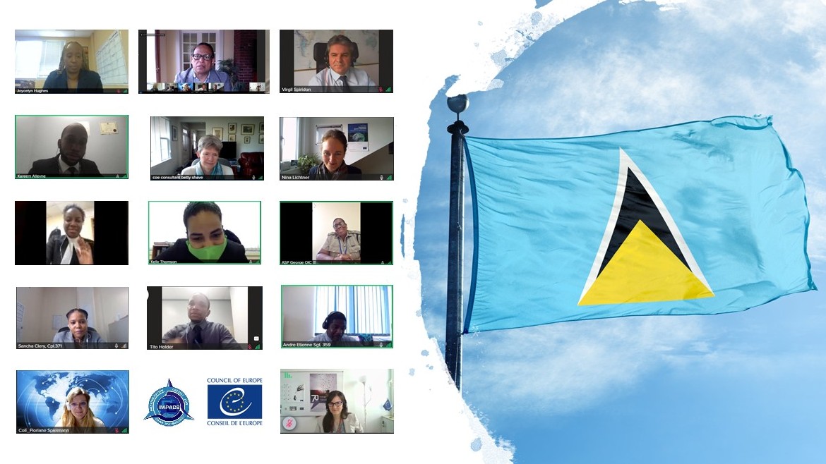 Octopus Project: Online Workshop on Cybercrime Legislation and Electronic Evidence organised with national authorities of Saint Lucia