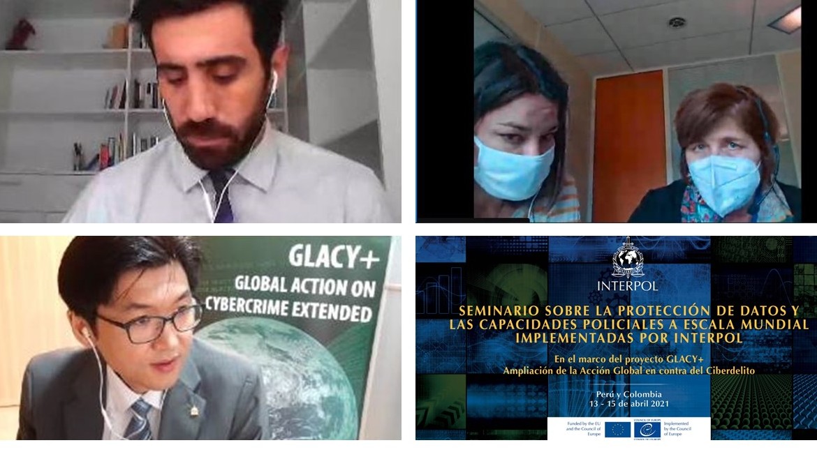 GLACY+: Colombia and Peru learn about Data Protection and Global Policing Capabilities implemented by INTERPOL