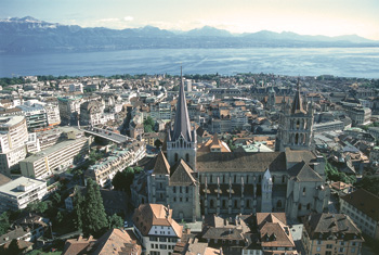The Lausanne town