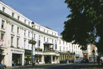 Die stadt Royal Leamington Spa